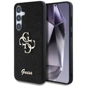 Husa pentru Samsung Galaxy S25 S931, Guess, Glitter Big 4G Script
