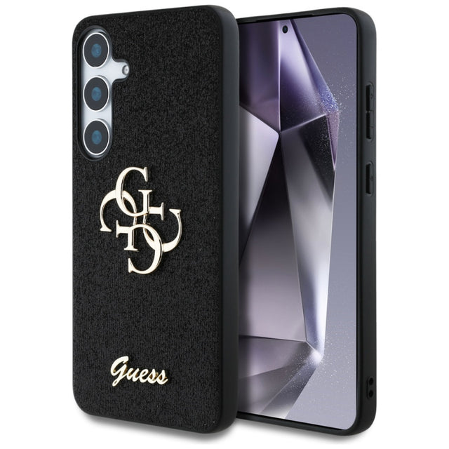 Husa pentru Samsung Galaxy S25 S931, Guess, Glitter Big 4G Script