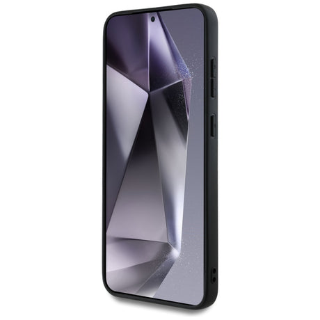 Husa pentru Samsung Galaxy S25 S931, Guess, Glitter Big 4G Script - Neagra - NotebookGsm