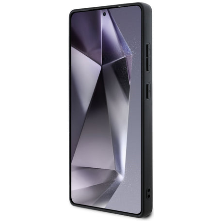 Husa pentru Samsung Galaxy S25 Ultra S938, Guess, Glitter Big 4G Script - Neagra - NotebookGsm