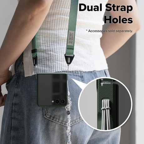 Husa pentru Samsung Galaxy Z Flip7 F766, Ringke, Onyx - Verde Inchis - NotebookGsm