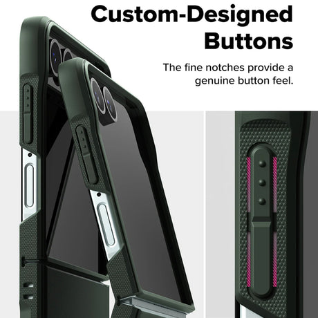 Husa pentru Samsung Galaxy Z Flip7 F766, Ringke, Onyx - Verde Inchis - NotebookGsm