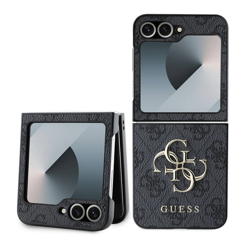 Husa pentru Samsung Galaxy Z Flip7 FE F761 / Z Flip6 F741, Guess, 4G Metal Logo