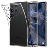 Husa pentru Samsung Galaxy S23 Ultra S918, Spigen, Liquid Crystal, Transparenta ACS05610