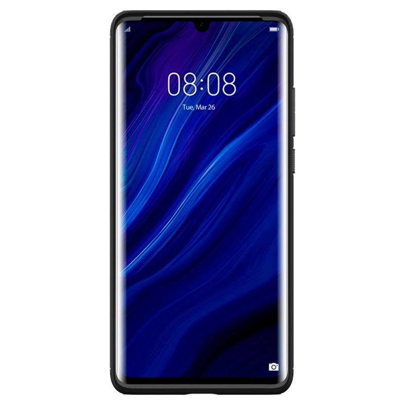 Husa pentru Huawei P30 Pro, Spigen, Rugged Armor, Neagra L37CS25725