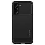 Husa pentru Samsung Galaxy S21 FE 5G G990, Spigen, Rugged Armor, Neagra ACS03049