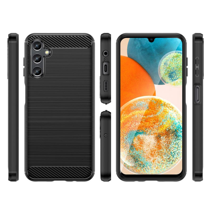 Husa pentru Samsung Galaxy A14 A145 / A14 5G A146, Tech-Protect, Carbon