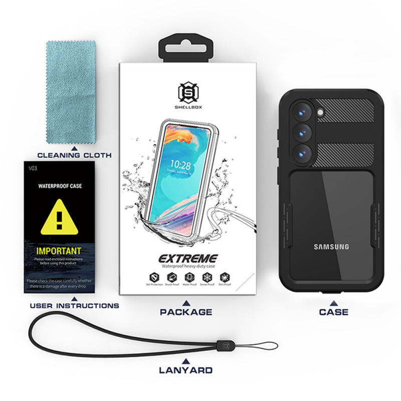 Husa Waterproof pentru Samsung Galaxy S23 S911, ShellBox