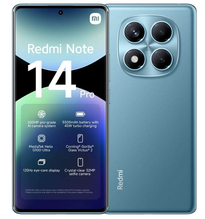 Xiaomi Redmi Note 14 Pro 4G Mobiltelefon