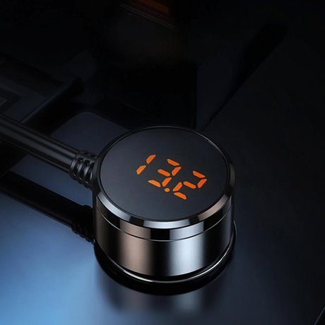 3MK Autós Töltő Elosztó, 120W, 3A, 1 x USB-C - 3 x Szivargyújtó Hosszabbító - 3 x USB-A