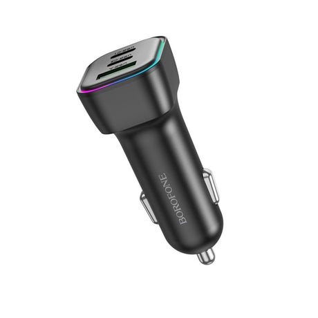 Borofone BZ28C Trophie autós töltő, 60W, 3A, 1 db USB-A, 2 db USB-C
