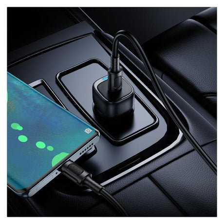 Borofone BZ34A Cloud autós töltő USB-C kábellel, 20W, 3A, 1 x USB-C