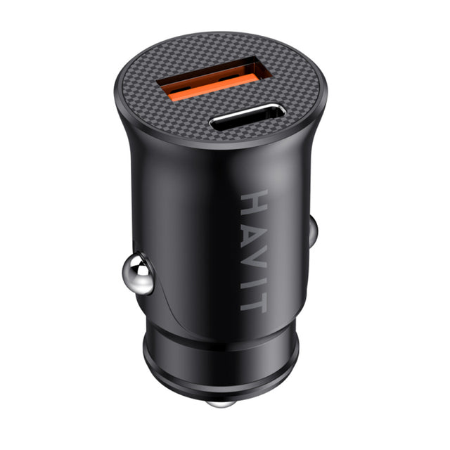 Incarcator Auto HAVIT CC2022, 20W, 3A, 1 x USB-A - 1 x USB-C