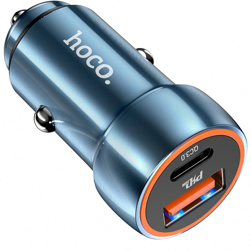 Incarcator Auto HOCO Z46A, 20W, 3A, 1 x USB-A - 1 x USB-C