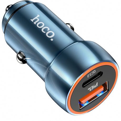 HOCO Z46A autós töltő, 20W, 3A, 1 x USB-A - 1 x USB-C