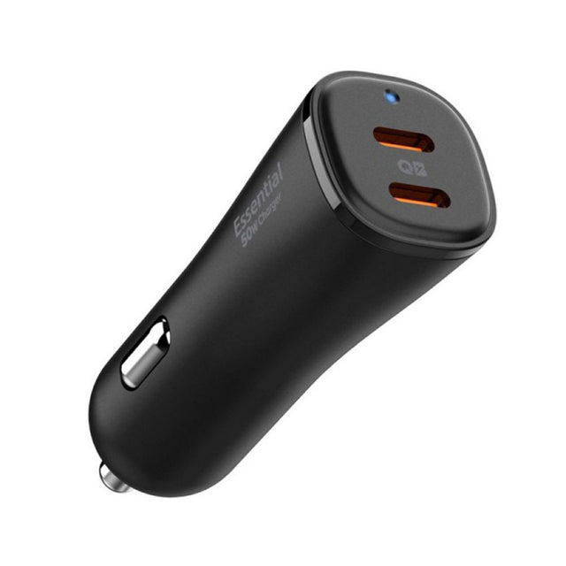 Incarcator Auto Spigen ArcStation Essential, 50W, 3A, 2 x USB-C, Negru ACP08523