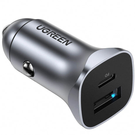 Incarcator Auto UGREEN CD130, 30W, 3A, 1 x USB-A - 1 x USB-C