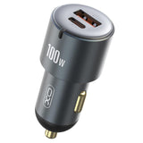 Incarcator Auto XO Design CC47, 100W, 3.25A, 1 x USB-A - 1 x USB-C