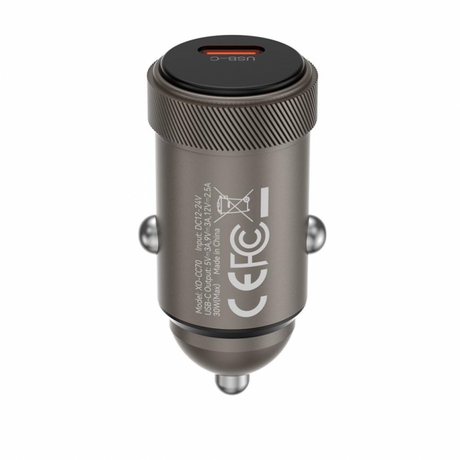 XO Design CC70 autós töltő, 30W, 3A, 1 x USB-C