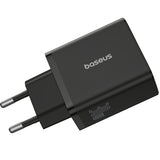 Incarcator Retea Baseus Cube, 30W, 3A, 1 x USB-C - 2 x USB-A, Negru P10111402113-00