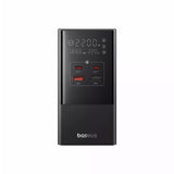 Incarcator Retea Baseus PowerCombo, 35W, 5A, 2 x USB-A - 2 x USB-C - 3 x Schuko, Negru E00023606113-00