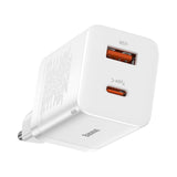 Incarcator Retea Baseus Super Si Pro, 30W, 3A, 1 x USB-A - 1 x USB-C, Alb  CCSUPP-E02