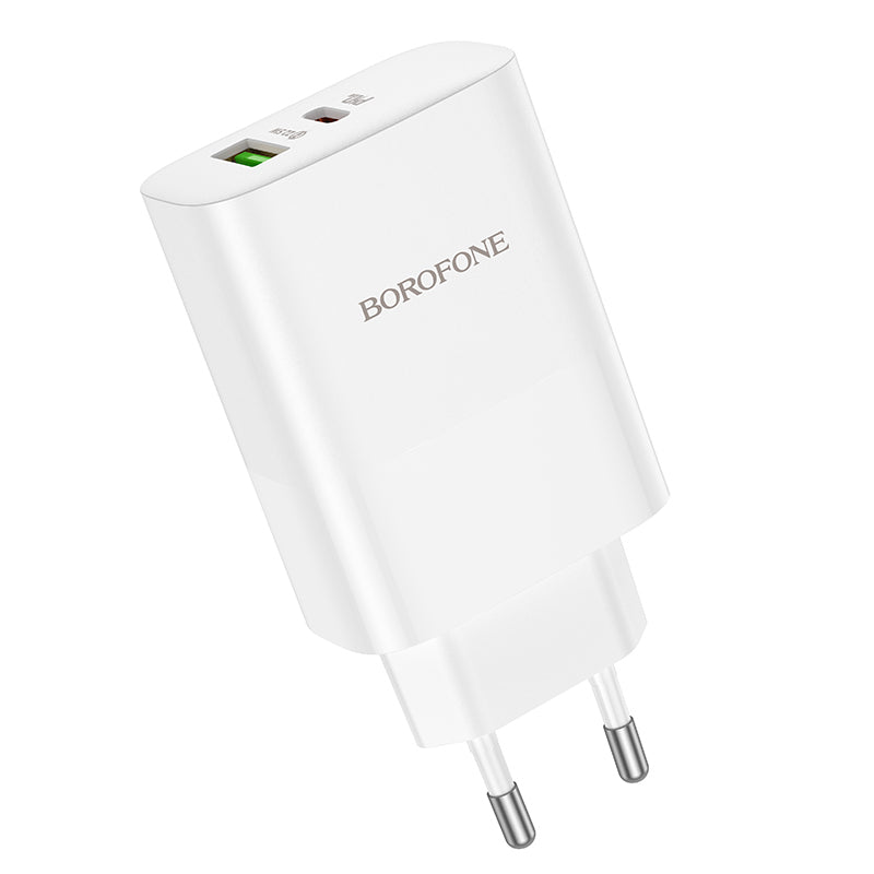 Incarcator Retea Borofone BN10, 65W, 5A, 1 x USB-A - 1 x USB-C