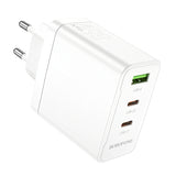 Incarcator Retea Borofone BN12, 65W, 5A, 1 x USB-A - 2 x USB-C