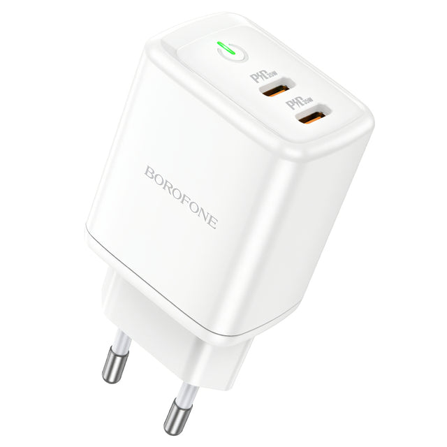 Incarcator Retea Borofone BN9, 35W, 3A, 2 x USB-C