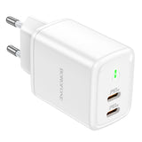 Incarcator Retea Borofone BN9, 35W, 3A, 2 x USB-C