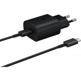 Incarcator Retea cu Cablu USB-C Samsung EP-TA800B + DA705BBE, 25W, 3A, 1 x USB-C, Negru GP-PTU021SOABQ