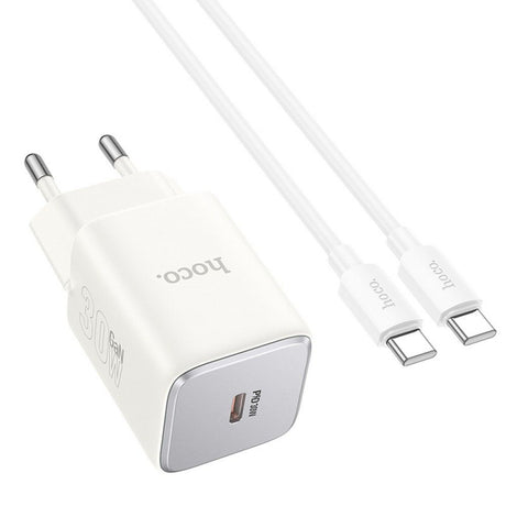 Incarcator Retea Cu Cablu USB-C HOCO N43, 30W, 3A, 1 x USB-C