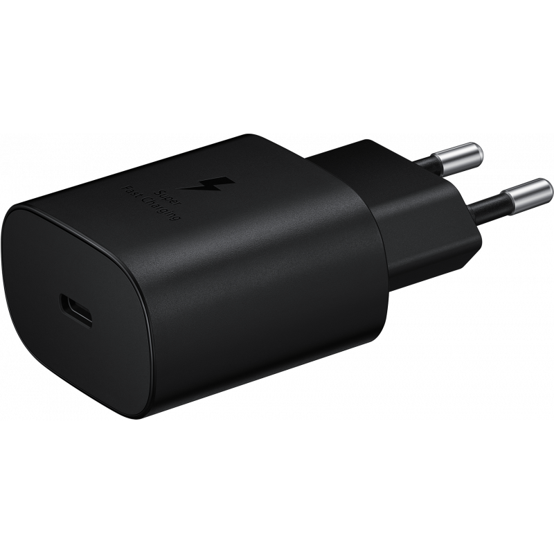 Incarcator Retea cu Cablu USB-C Samsung EP-TA800B + DA705BBE, 25W, 3A, 1 x USB-C, Negru GP-PTU021SOABQ