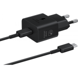 Incarcator Retea Cu Cablu USB-C Samsung, 25W, 3A, 1 x USB-C, Negru EP-T2510XBEGEU