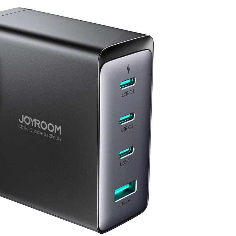 Incarcator Retea Cu Cablu USB-C Joyroom JR-TCG05EU, 140W, 5A, 1 x USB-A - 3 x USB-C