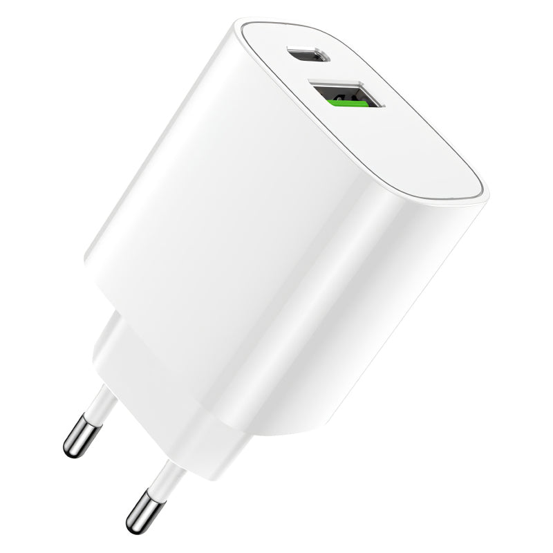 Incarcator Retea Forever LS-04, 20W, 3A, 1 x USB-A - 1 x USB-C