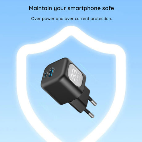 HAVIT UC230 fali töltő, 33W, 3A, 1 x USB-A - 1 x USB-C