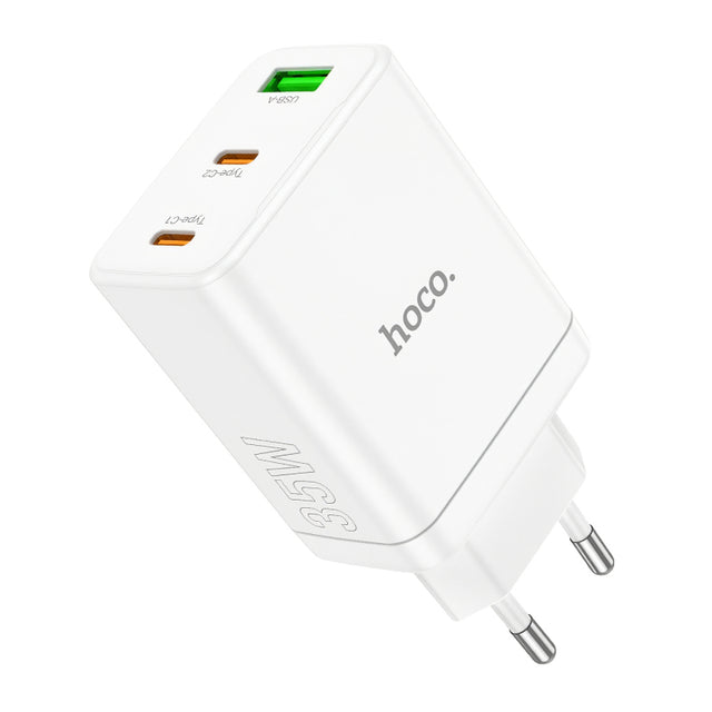 Incarcator Retea HOCO N33, 35W, 3A, 1 x USB-A - 2 x USB-C