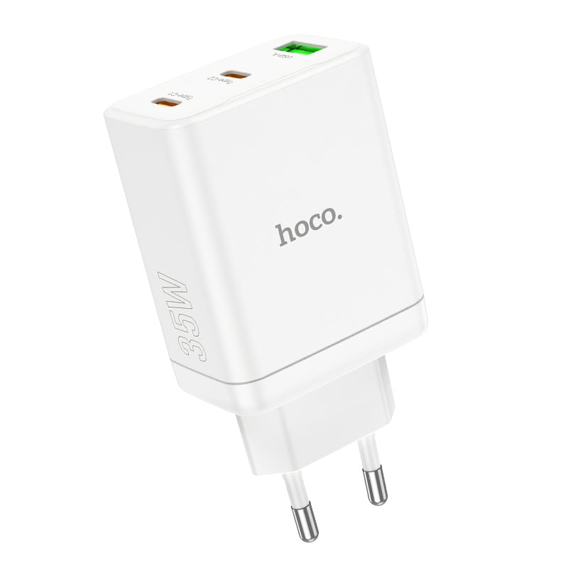 Incarcator Retea HOCO N33, 35W, 3A, 1 x USB-A - 2 x USB-C