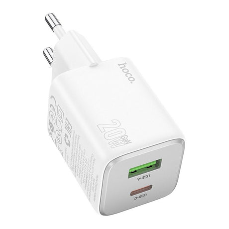 Incarcator Retea HOCO N41, 20W, 3A, 1 x USB-A - 1 x USB-C