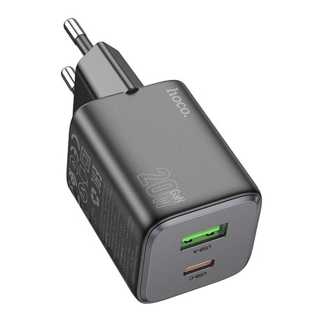 Incarcator Retea HOCO N41, 20W, 3A, 1 x USB-A - 1 x USB-C