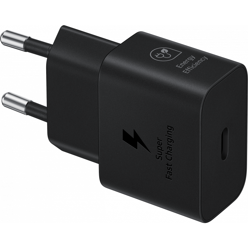 Incarcator Retea Samsung, 25W, 3A, 1 x USB-C, Negru EP-T2510NBEGEU