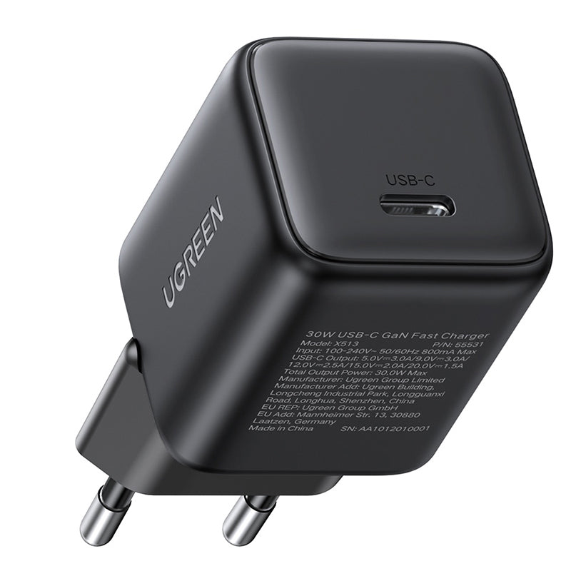 UGREEN X513 fali töltő, 30W, 3A, 1 x USB-C