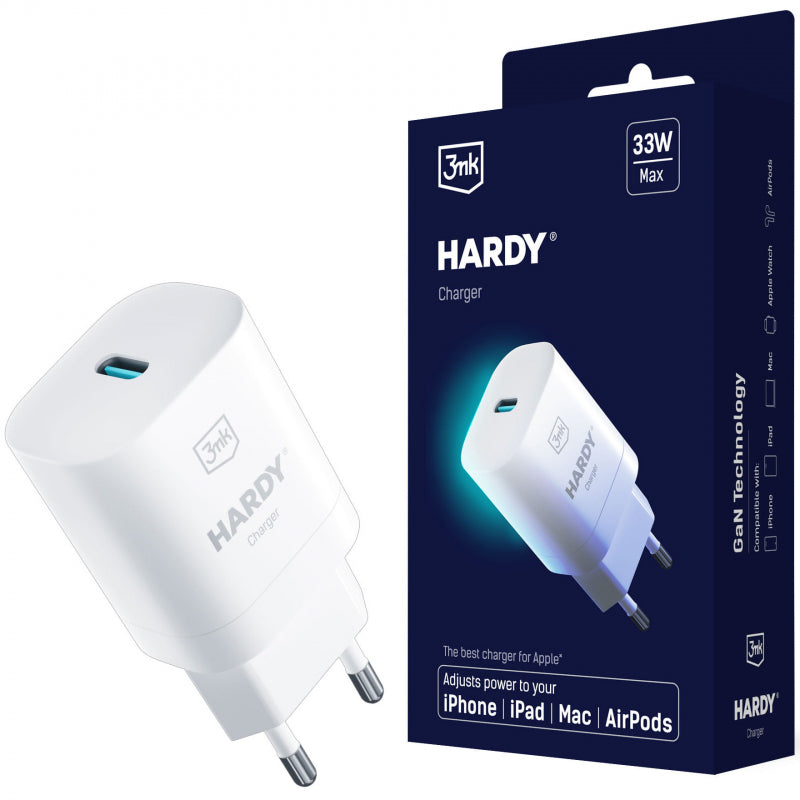 Incarcator Retea 3MK Hardy GaN, 33W, 3A, 1 x USB-C