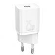 Incarcator Retea Baseus Super Si, 25W, 3A, 1 x USB-C, Alb CCSP020102