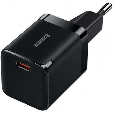 Incarcator Retea Baseus GaN3, 30W, 3A, 1 x USB-C, Negru  CCGN010101