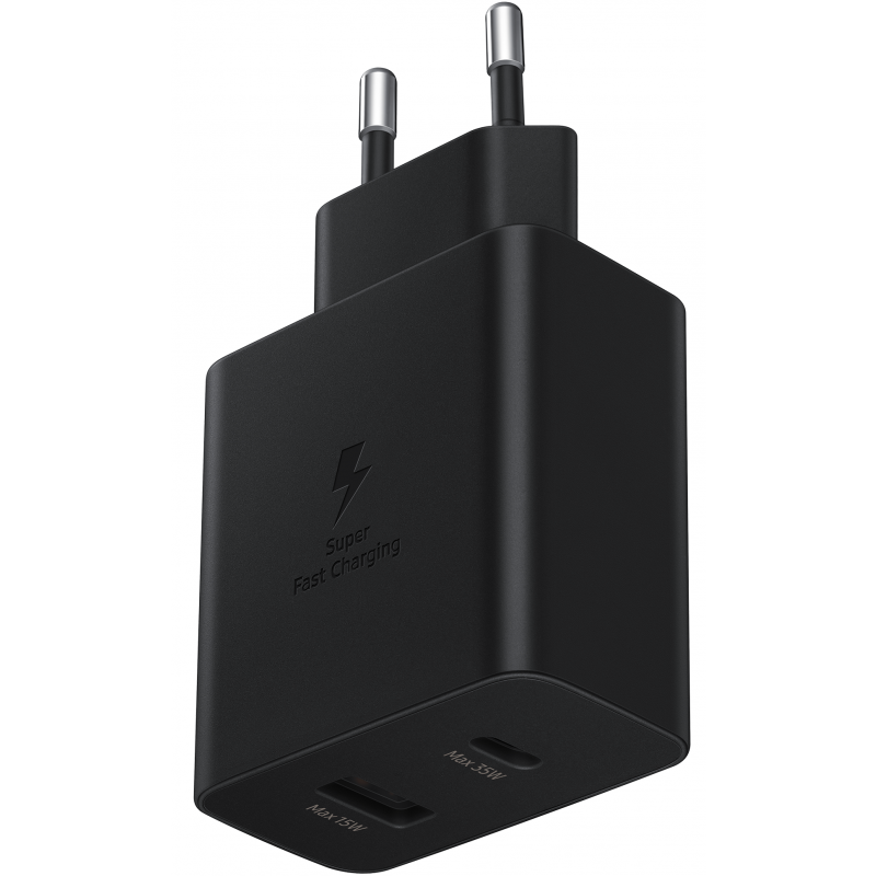 Incarcator Retea Samsung, 35W, 3A, 1 x USB-A - 1 x USB-C, Negru EP-TA220NBEGEU