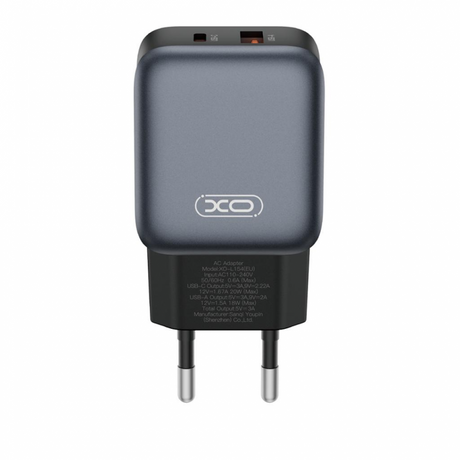 XO Design L154 hálózati adapter, 20 W, 3 A, 1 db USB-A - 1 db USB-C
