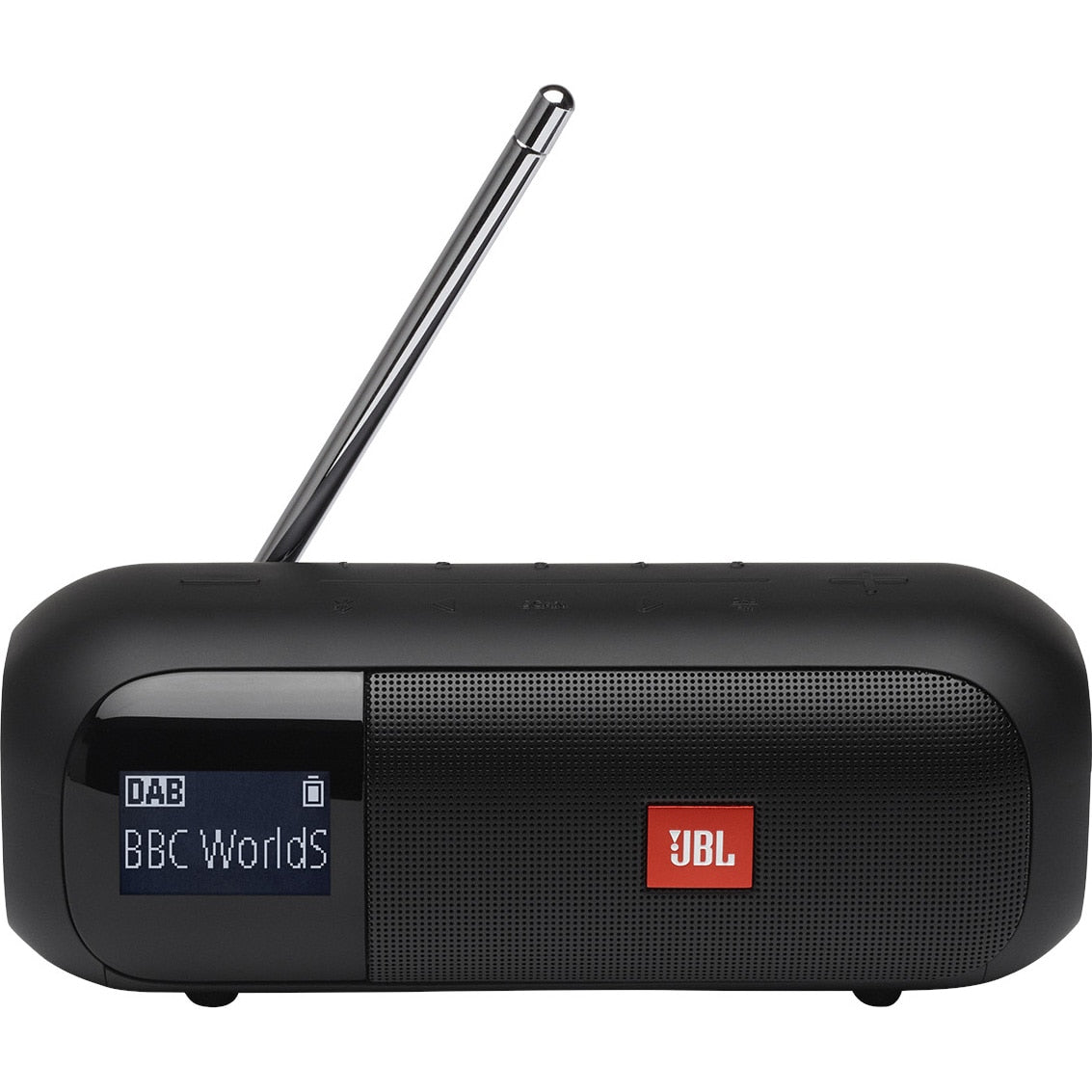 Radio portabil JBL Tuner 2, Bluetooth, DAB/FM, Rezistent la apa IPX7, Negru - NotebookGsm