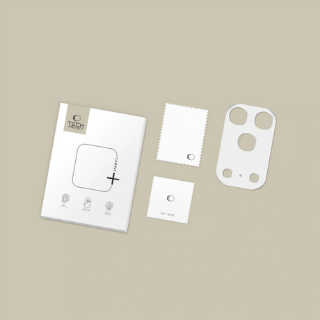 Tech-Protect Camalloy Fit+ hátlapi kameravédő keret Apple iPhone 17 Pro készülékhez, alumínium